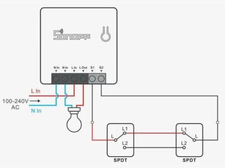 Установка Zigbee-реле на проходной выключатель