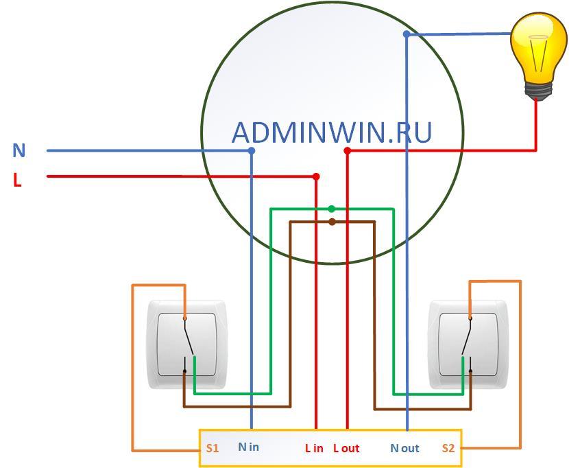 Schema_raspred_s_rele__prohodnoy